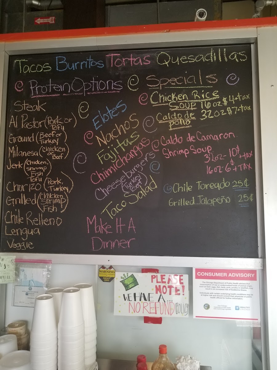 Menu - Taqueria Varitas photo 10