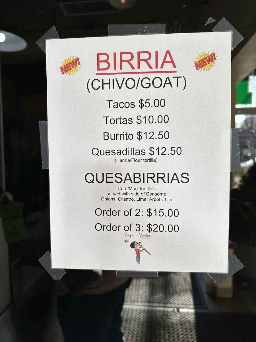Menu - Taqueria Varitas photo 9